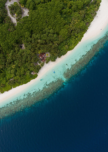 Nature, Sea, Building, View From Above, Coast HD phone wallpaper