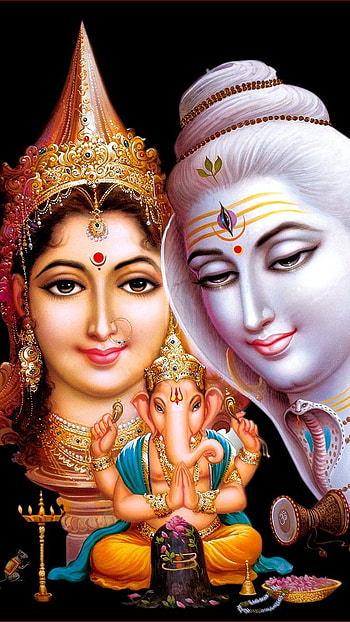 Sivan Parvathi, Om Namah Shivay, lord shiv and parvati HD phone wallpaper