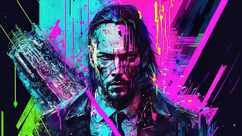 Cyberpunk 2077 Keanu Reeves Abstract , cyberpunk-2077, 2022-games, keanu-reeves, games HD wallpaper