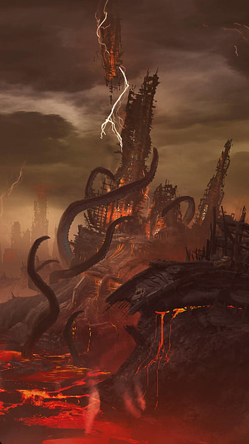 video game, DOOM Eternal HD phone wallpaper