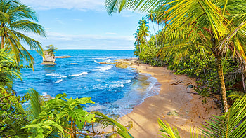 Costa Rica Pacific Ocean, , Scenic landscapes, Tranquil vibe HD wallpaper