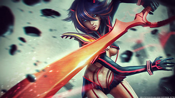 Ryuko Kill La Kill, kill-la-kill, anime, fantasy-girls, girls HD wallpaper