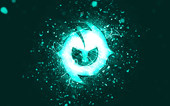 Paulo Dybala turquoise logo, , turquoise neon lights, creative, turquoise abstract background, Paulo Dybala logo, football stars, Paulo Dybala HD wallpaper