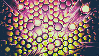 Circles, 3D, Liquid, Form, Glow, Forms HD wallpaper