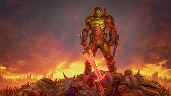 DOOM Eternal: Slayer's Ascent — Ultra, DOOM Eternal HD wallpaper