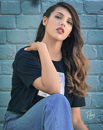 Nibedita, hair, lip HD phone wallpaper