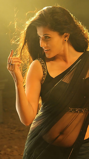 Tapasee Pannu, kanchana2, saree beauty, vara HD phone wallpaper