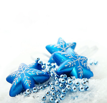 Blue stars, blue, holidays, graphy, cute, balls, stars, garland, ball, christmas, decorations, candles, lovely, new year HD wallpaper