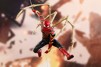 Iron Spiderman Suit , spiderman, superheroes HD wallpaper