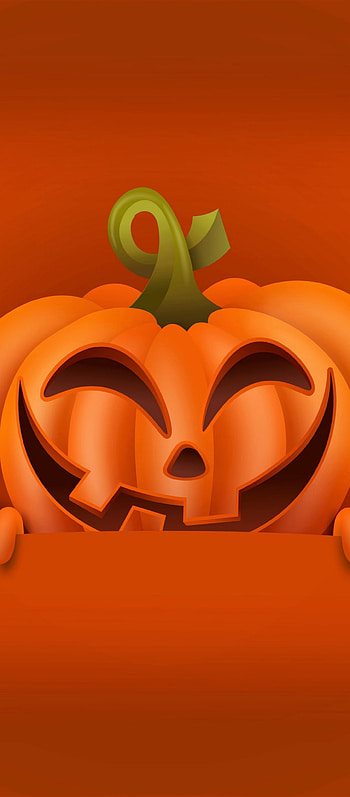 Smiling Jack-O-Lantern, orange (Color), smile, jack-o'-lantern, holiday, halloween HD phone wallpaper
