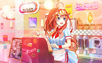 Itsuki Nakano Anime Quad — Quintessential Quintuplets Diner Dream, Itsuki Nakano, Anime, The Quintessential Quintuplets HD wallpaper