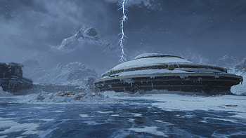 Epic Scenery from God of War: Ragnarök -, video game, God of War: Ragnarök, video game scenery HD wallpaper