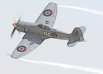 Sea Fury, british HD wallpaper