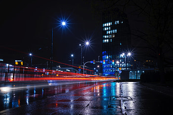 City Lights, Cities, Building, Lights, Road, Lanterns, Night City HD wallpaper