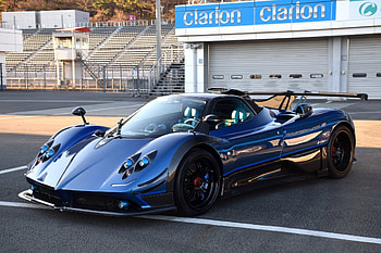 Blue, Pagani Zonda, sports, supercar HD wallpaper