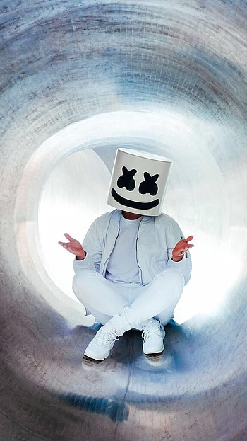 Marshmello, Hollywood, hollywoood marshmello HD phone wallpaper