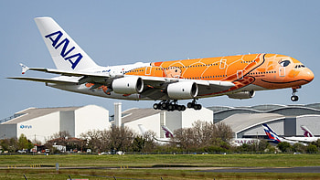 All Nippon Airways, Airbus A380, Delayed return, Reisetopia HD wallpaper