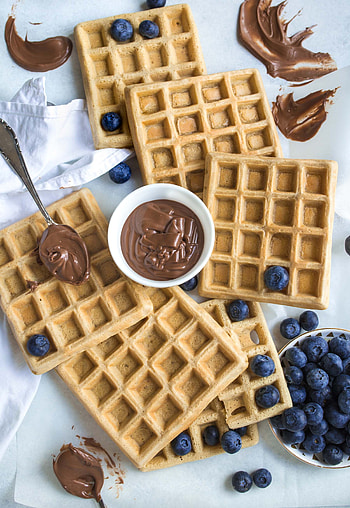 Vegan waffle recipe, Plant-based breakfast, Easy and delicious, Beginner's guide HD phone wallpaper