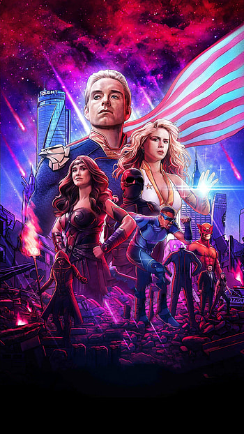 The boys dawn, magenta, pink, of, butcher, seven, herogasm, homelander HD phone wallpaper