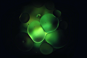 Abstract, Water, Dark, Glow, Bubble HD wallpaper
