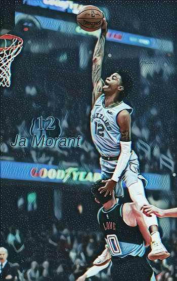 Ja Morant 1.1, 12, Grizzlies, MemphisGrizzlies, JaMorant, MCi28, Memphis, NBA, Dunk HD phone wallpaper