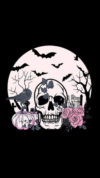 goth, Roses, skull HD phone wallpaper