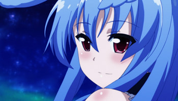 Smile, Red Eyes, KuroUsagi, Bunny Ears HD wallpaper
