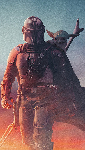 The Mandalorian Yoda artwork, Ultra , Striking , Iconic character HD phone wallpaper