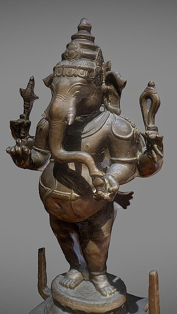 3d Ganesh, Statue HD phone wallpaper