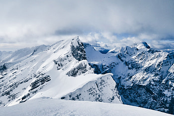Landscape, Winter, Nature, Mountains, Snow, Vertex, Top HD wallpaper