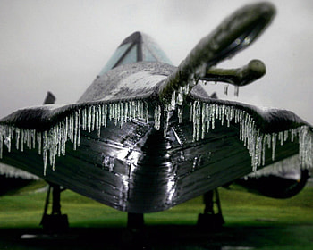 Frozen Blackbird, plane, blackbird, frozen, ice HD wallpaper