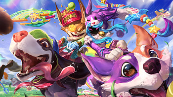 Kibble-Head Kled & Woof and Lamb Kindred, Kindred (League of Legends), Kled (League Of Legends), video game, League Of Legends HD wallpaper