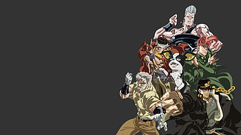 Jojo's Bizarre Adventure, Noriaki Kakyoin, Joseph Joestar HD wallpaper