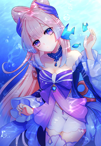 Kokomi, genshin, fanart HD phone wallpaper
