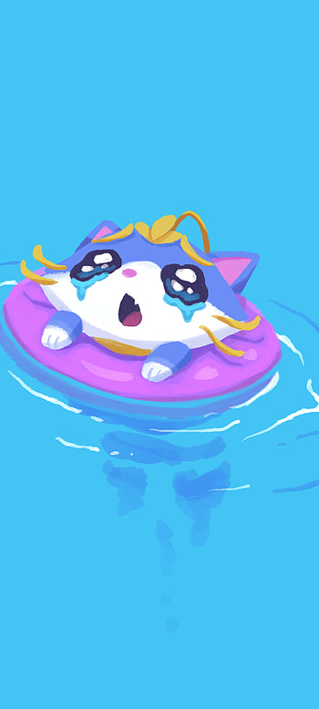 Yuumi Pool Float — League of Legends , video game, League Of Legends HD phone wallpaper