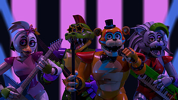Glamrock Freddy & Roxanne Wolf | FNAF Security Breach Ultra, Glamrock Freddy (Five Nights at Freddy's), Roxanne Wolf (Five Nights at Freddy's), video game, Five Nights at Freddy's: Security Breach, Five Nights at Freddy's HD wallpaper