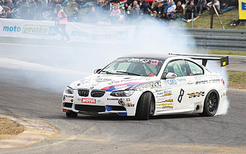 BMW M3 Supercharged, Drifting HD wallpaper