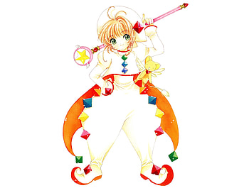 Joker's costume, Sakura kinomoto, anime girl HD wallpaper