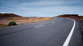 Nature, Sky, Road, Markup HD wallpaper