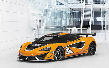 mclaren 570s gt4, sports, car, mclaren, german HD wallpaper