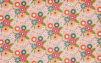 Flower Pattern, pink, flowers, abstract, pattern HD wallpaper