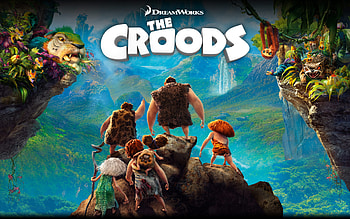 The Croods movie, , Prehistoric family, Animated adventure HD wallpaper