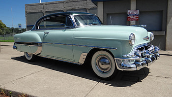 1953 Chevrolet Bel Air - 2 Door Hardtop, Chevy, Car, Bel Air, Old-Timer, Hardtop, Chevrolet HD wallpaper