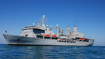 RFA FORT VICTORIA A 387 ROYAL FLEET AUXILIARY, ammunition storage, tanker, Replenishment at sea capable, support ship HD wallpaper