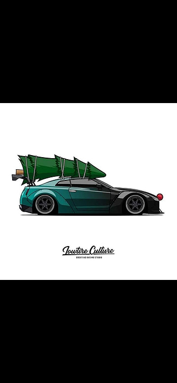R35 Christmas tree, Jdm HD phone wallpaper