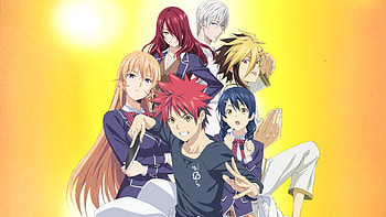 Food Wars: Shokugeki no Soma — Quad : Soma & Crew, Food Wars: Shokugeki no Soma HD wallpaper
