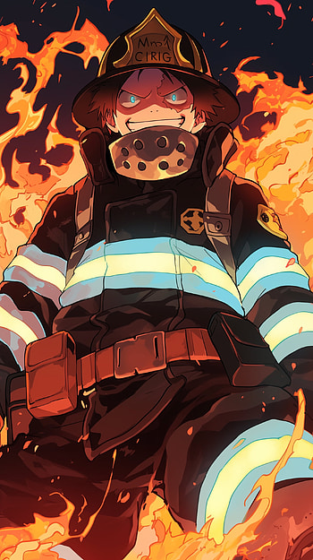 Shinra Kusakabe: Fiery Fire Force , Anime, Fire Force HD phone wallpaper