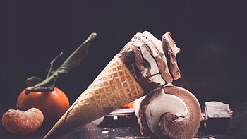 High-definition gelato, Creamy frozen treat, Chilled delight, Sweet summer indulgence HD wallpaper