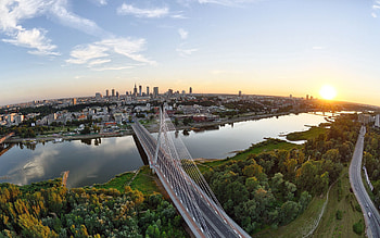 Cities, Nature, Grass, Sky, Bridge HD wallpaper