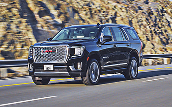 GMC Yukon Denali, SUVs, 2021 cars, highway, AE-spec, 2021 GMC Yukon Denali, american cars, GMC HD wallpaper
